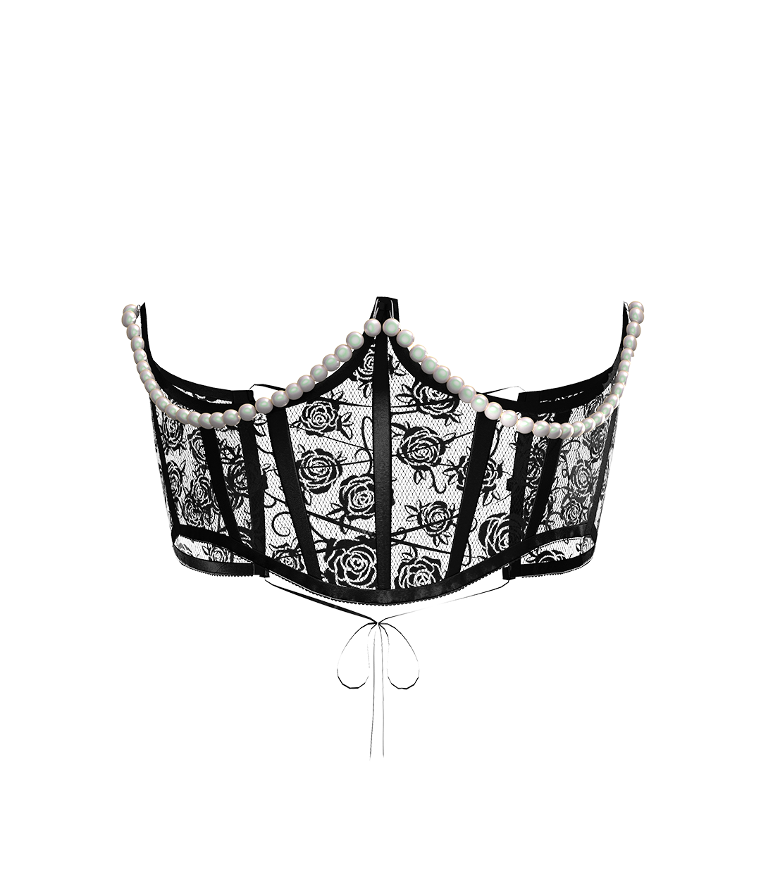 Kristie Laced Pearl Corset